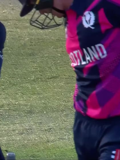 Brandon Mcmullen - Wicket - Namibia vs Scotland