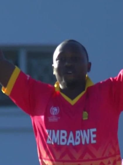 Jason Holder - Wicket - Zimbabwe vs West Indies