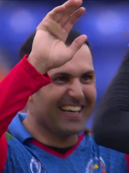 CWC19: AFG v SL - Nabi takes his third wicket