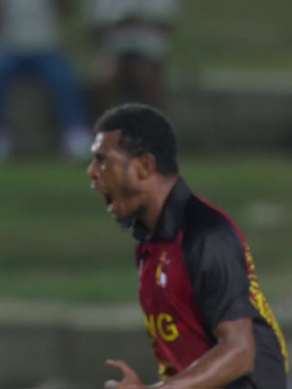 Rahmanullah Gurbaz - Wicket - Afghanistan vs Papua New Guinea