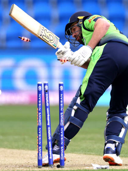 Ireland skipper Balbirnie clean bowled around the legs | T20WC 2022