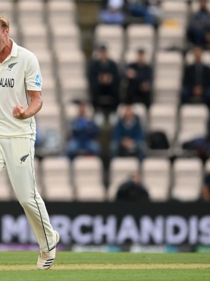 Jamieson stars with the ball as New Zealand dominate