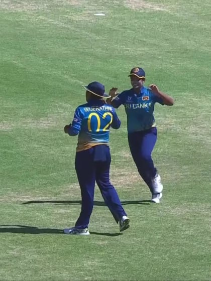 Wicket - Ritu-Singh - Sri-Lanka-U19s-Women v USA-U19s-Women ICC U19W T20WC 2023