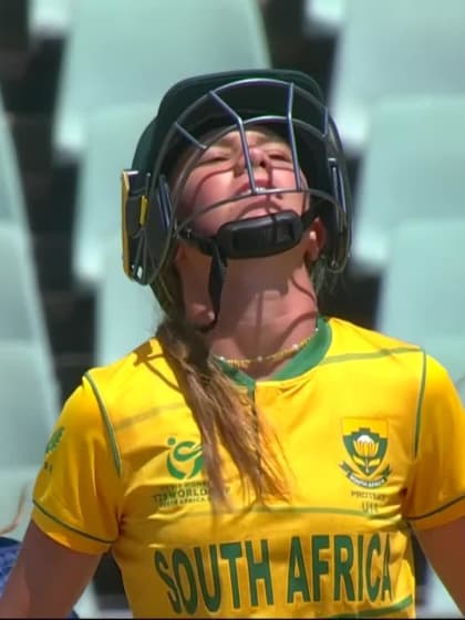 Wicket-Simone-Lourens-South-Africa-U19s-Women v Scotland-U19s-Women ICC U19W T20WC 2023