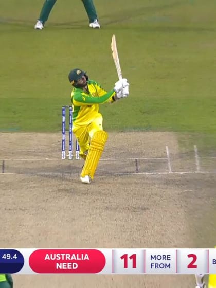 CWC19: AUS v SA - Lyon is the last wicket to fall 