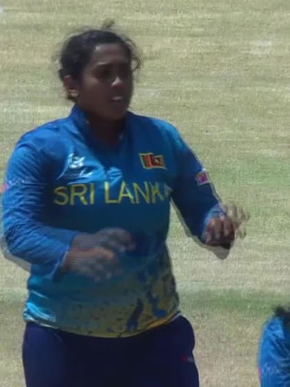 Wicket-Miane-Smit-South-Africa-U19s-Women v Sri-Lanka-U19s-Women ICC U19W T20WC 2023