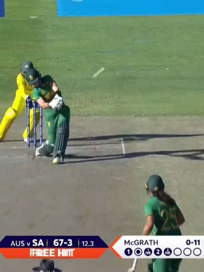 Six - Laura Wolvaardt | AUS v SA | Women's T20WC 2023