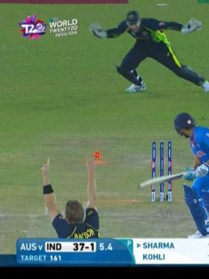 India wicket Losses v Australia Video ICC WT20 2016