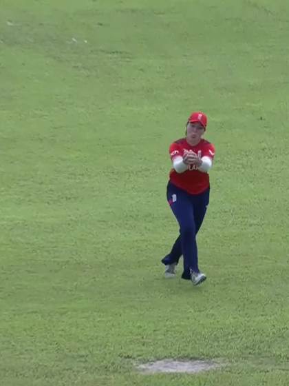 E Wolland with a Batting vs England Women Under-19