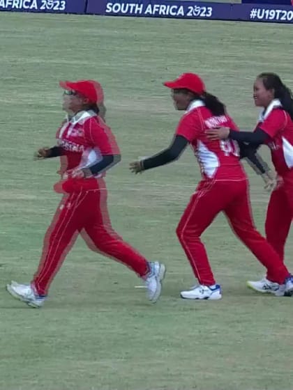 Wicket-Zaida-James-West-Indies-U19s-Women v Indonesia-U19s-Women ICC U19W T20WC 2023