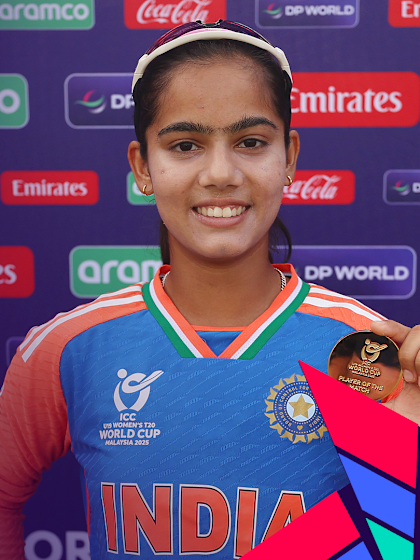 Vaishnavi Sharma's game changing spell | POTM Highlights | U19WC 2025