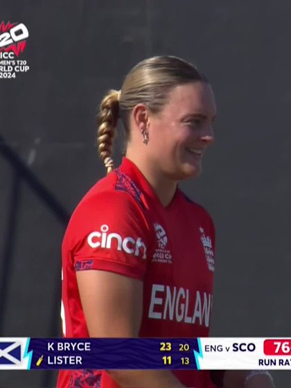 Ailsa Lister - Wicket - England vs Scotland