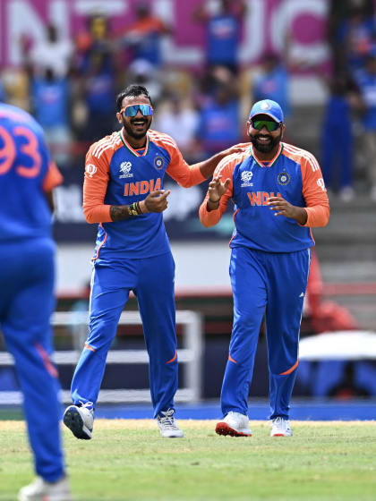 India seal semi-final spot as Rohit Sharma inspires crunch win over Australia