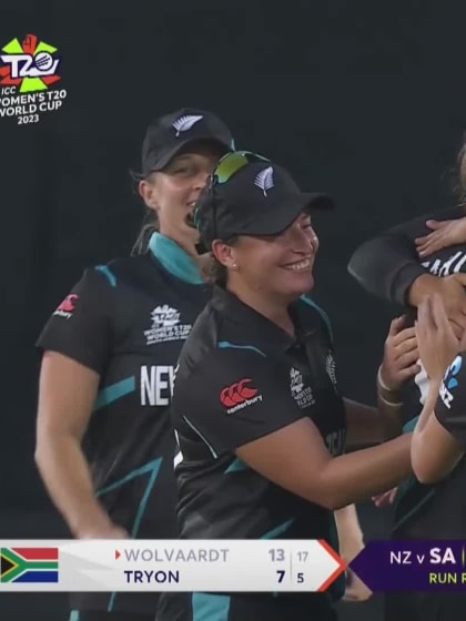 Wicket-Laura-Wolvaardt-South-Africa-Women v New-Zealand-Women ICC T20WC 2023