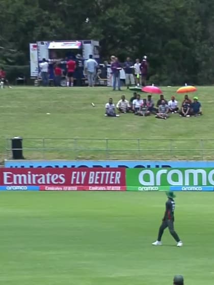 Arafat Minhas with a Four vs. Bangladesh