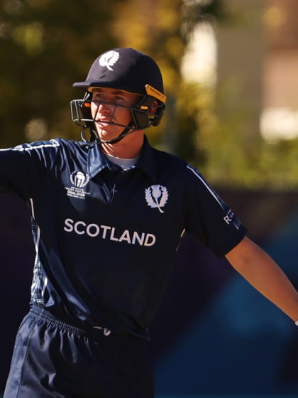 Young gun McMullen making immediate impact for Scotland | CWC23 Qualifier