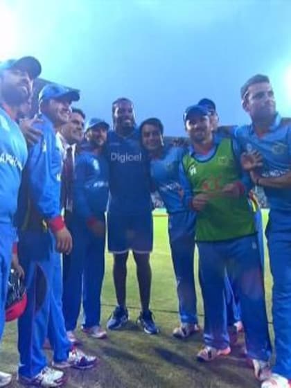 Thrilling finish between Afghanistan and West Indies