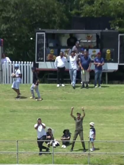 Arafat Minhas with a Six vs. Bangladesh