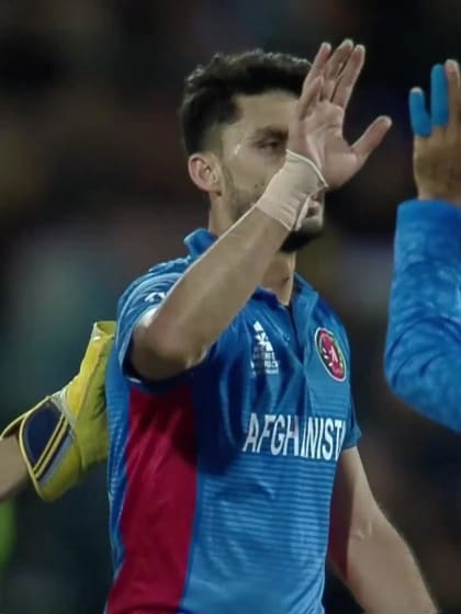 Wicket - Kane Richardson - Australia v Afghanistan ICC T20WC 2022
