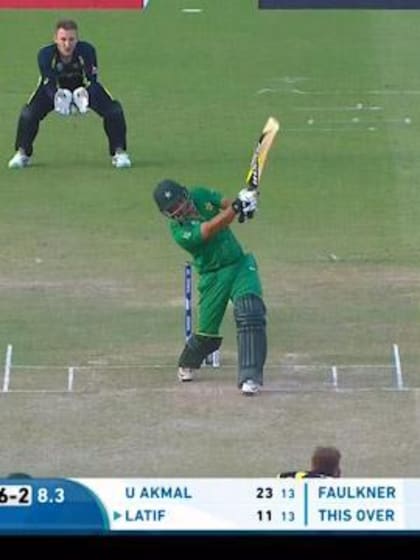Khalid Latif Innings for Pakistan V Australia Video ICC WT20 2016