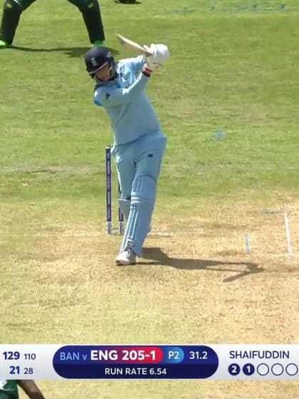 CWC19: ENG v BAN - Saifuddin bowls Root