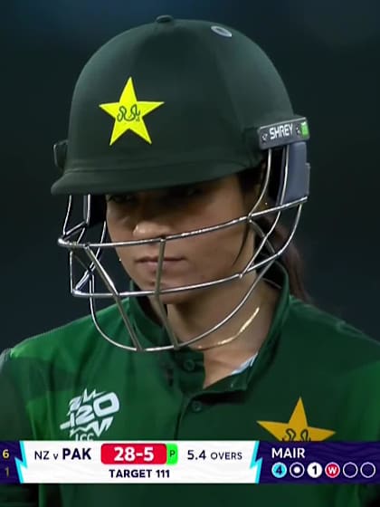 Sidra Amin - Wicket - Pakistan vs New Zealand