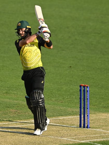 Wicket - Glenn Maxwell - Australia v India ICC T20WC 2022