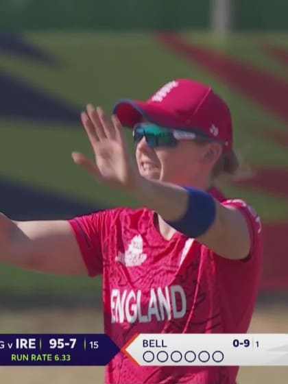 Wicket-Arlene-Kelly-Ireland v England-Women ICC T20WC 2023