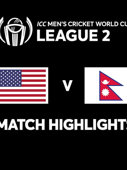 USA v Nepal | Match Highlights | ICC Men's Cricket World Cup League 2