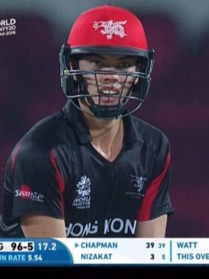 Mark Chapman Innings for Hong Kong V Scotland Video ICC WT20 2016