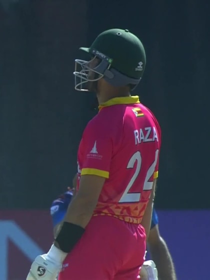 Sikandar Raza - Wicket - Zimbabwe vs Sri Lanka