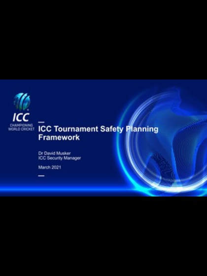 ICC Tournament Safety Planning Framework