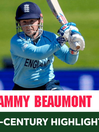 Highlights: Tammy Beaumont gets England off to a fast start