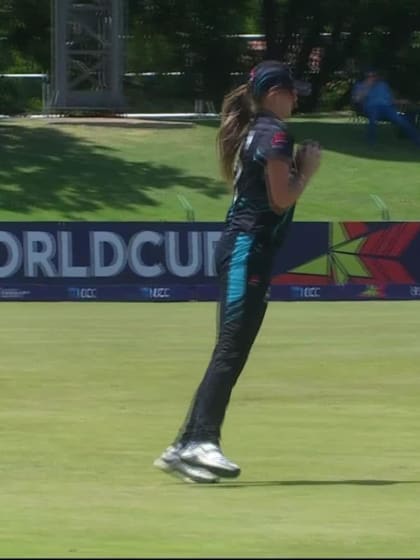 Wicket-Freya-Sargent-New-Zealand-U19s-Women v Ireland-U19s-Women ICC U19W T20WC 2023