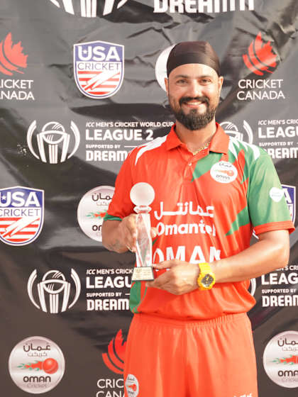 Jatinder the hero as Oman down USA in Super Over thriller