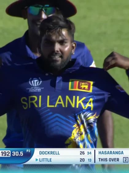 Joshua Little - Wicket - Sri Lanka vs Ireland