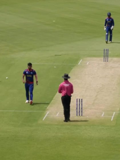 Dilpreet Bajwa with a Batting vs. Nepal