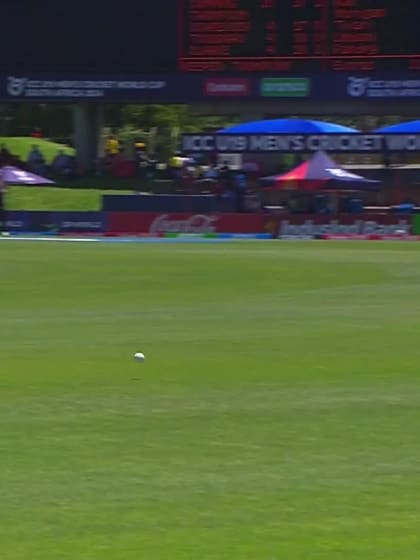 Musheer Khan with a Four vs. New Zealand