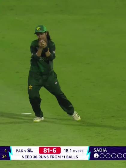 Nilakshika Silva - Wicket - Pakistan vs Sri Lanka