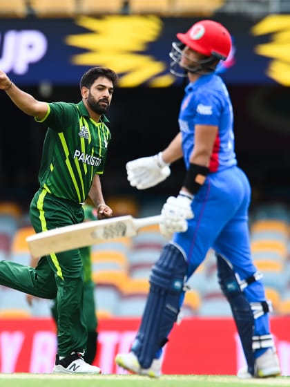 Wicket - Azmatullah Omarzai - Afghanistan v Pakistan ICC T20WC 2022