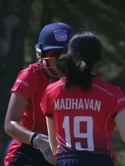 T Wakelin with a Batting vs USA Women Under-19