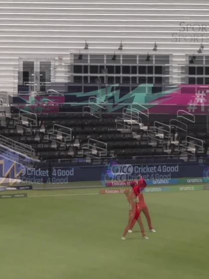 Sompal Kami with a Batting vs. Canada