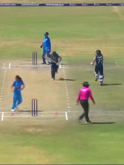 Wicket-Josie-Groves-India-U19s-Women v England-U19s-Women ICC U19W T20WC 2023