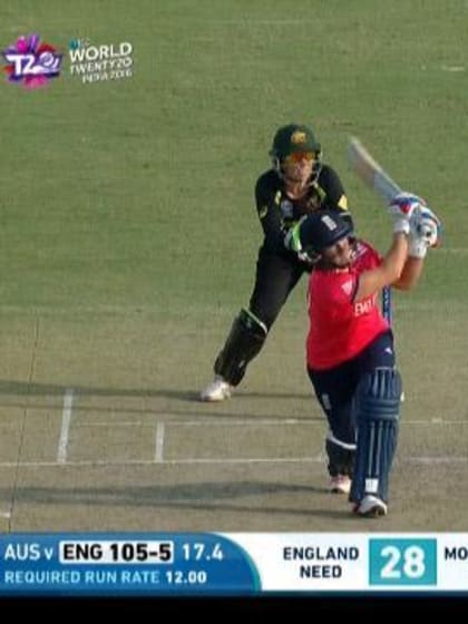 Brunt hits a huge Six