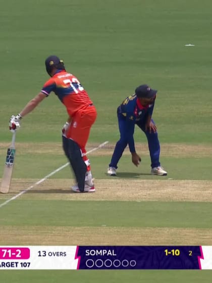 Sybrand Engelbrecht - Wicket - Netherlands vs Nepal