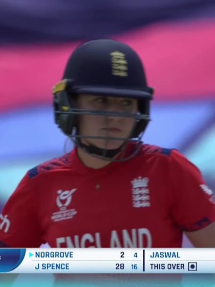 A Norgrove with a Batting vs New Zealand Women Under-19