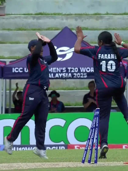 H O’Connor with a Batting vs Samoa Women Under-19