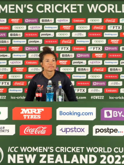 23 March - Wellington - South Africa Captain Sune Luus pre-match press conference