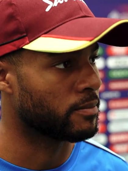 CWC19 WU9: WI v NZ – Shai Hope reacts to the win over the Black Caps