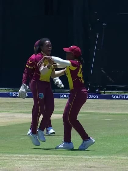 Wicket-Joanna-Loughran-West-Indies-U19s-Women v Ireland-U19s-Women ICC U19W T20WC 2023